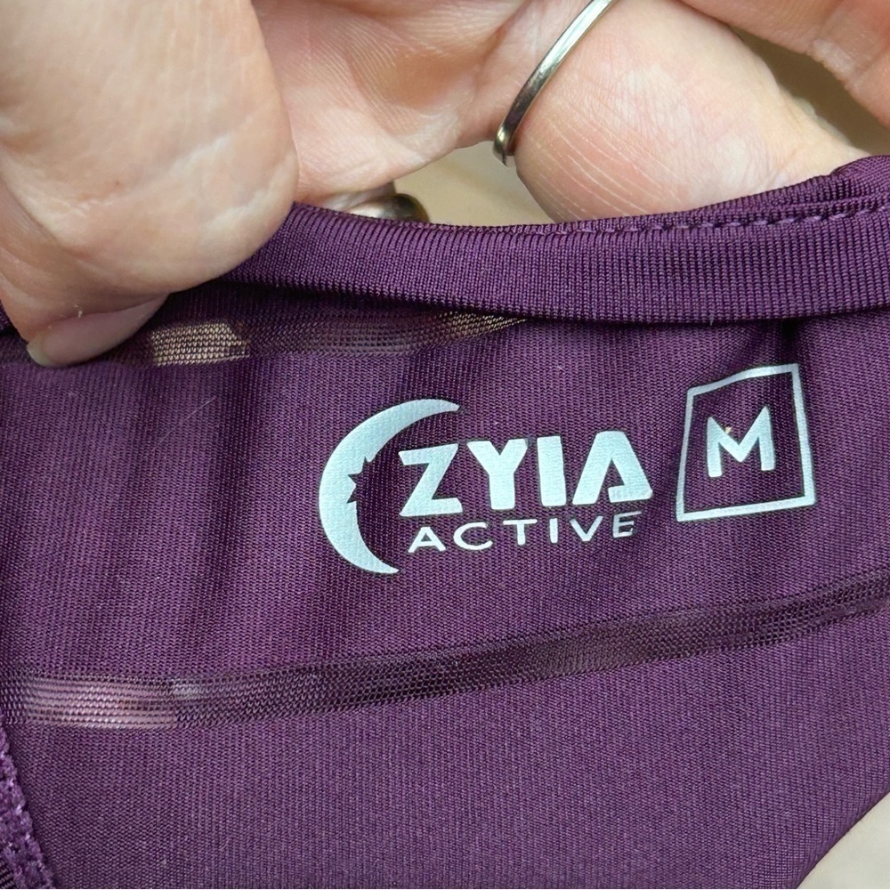ZYIA Deep Plum Racerback Tank - Picture 4 of 6